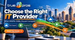 Atlanta business owner choosing a managed IT provider for IT support and cybersecurity