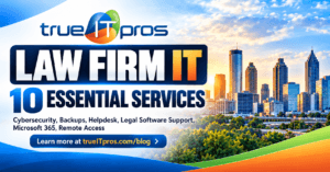 IT support for Atlanta law firms with secure legal workstations, protected client files, and managed IT services